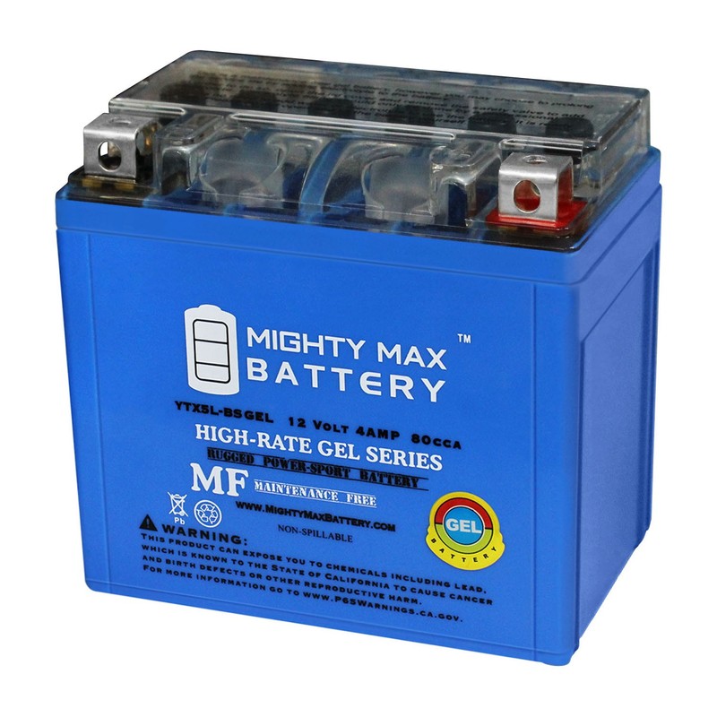 Mighty Max YTX5L-BS GEL Battery Replacement for Centennial CTX5LBS Powersports