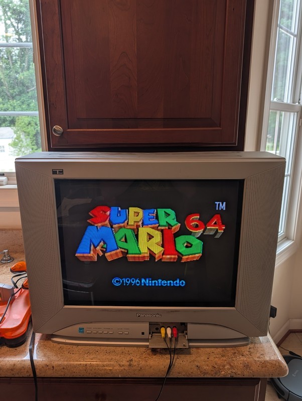 Panasonic Tau CT-20SL14J 20″ CRT TV Flat Screen Retro Gaming A/V Component Input
