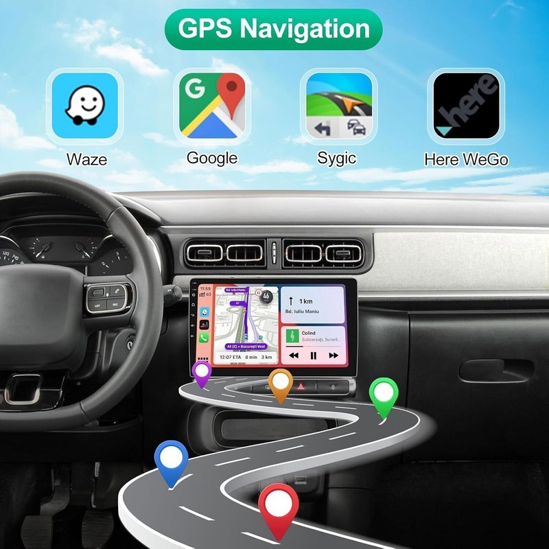 CarPlay Radio GPS WiFi Wireless FM For Nissan Note 2005-2013 2+32G Android 14 gallery