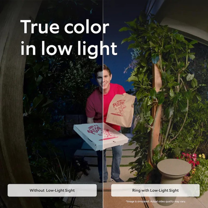 Ring Wired Doorbell Pro (3rd Gen) with Retinal 4K Camera (Deep Silver) gallery