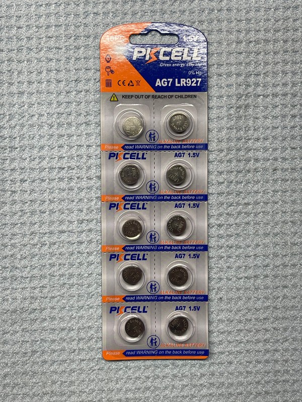10 Pack AG7 399B V395 D395 SR927SW D399 GR927 LR927H WATCH CELL BATTERY Hg0%