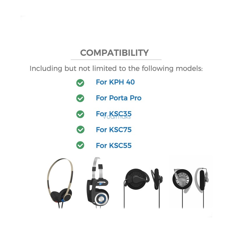 Lightweight Stainless Steel Headband For Koss KPH40 Porta Pro PP KSC35 KSC75 gallery
