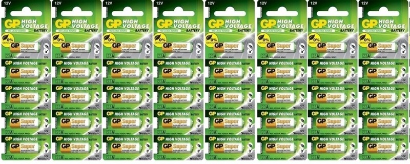 40 PCS GP23AE GP 23A MN21 A23 V23GA VR22 12 VOLT Batteries Expire 2021