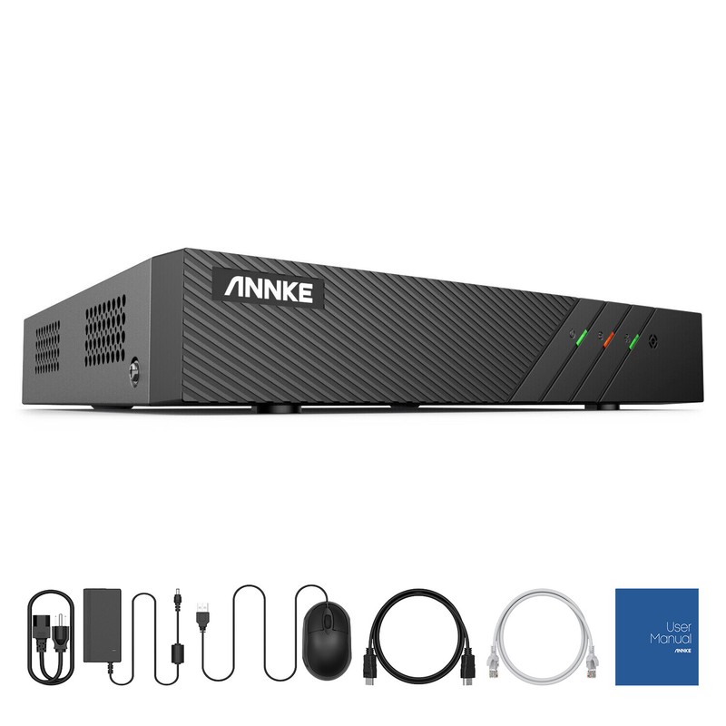 ANNKE 8CH 6MP NVR IP Video Recorder for Security POE Surveillance System H.265+