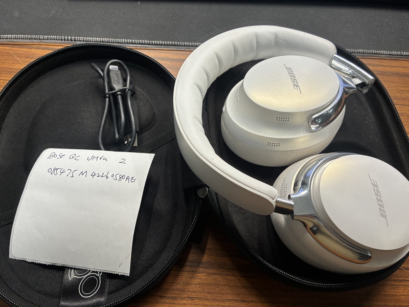 Bose QuietComfort Ultra Headphones 2nd Gen Noise Cancelling White – ULTRA 2