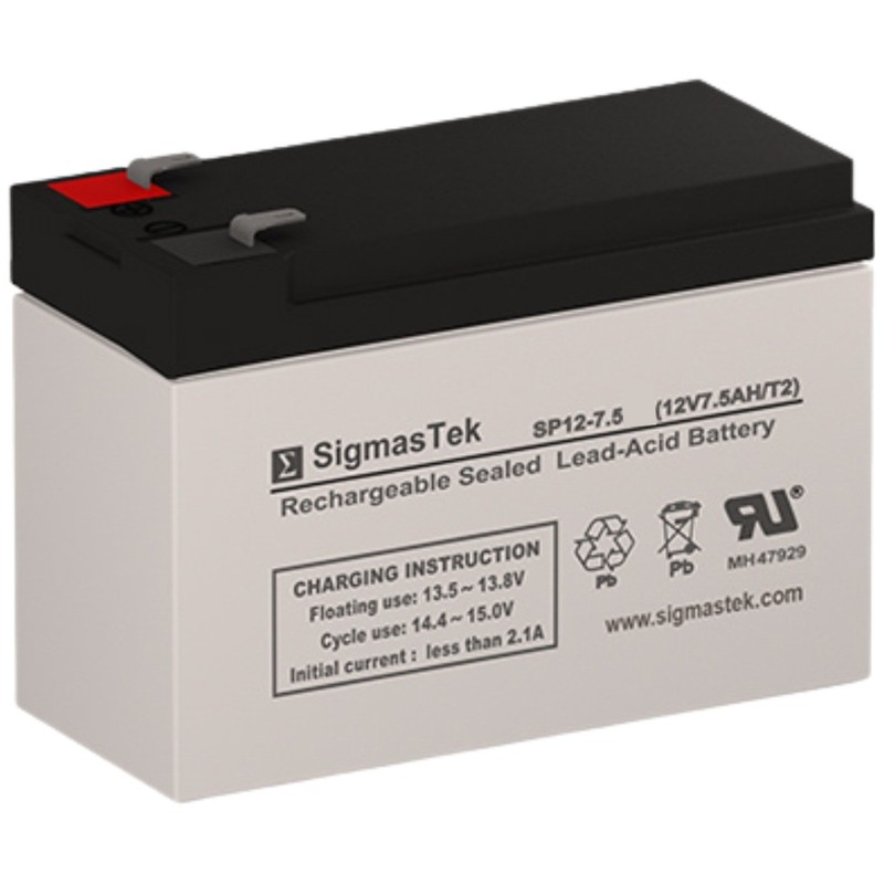 SigmasTek Battery Replacement for APC CP24U12AZ3, SLA AGM Rechargeable 12V 7.5Ah