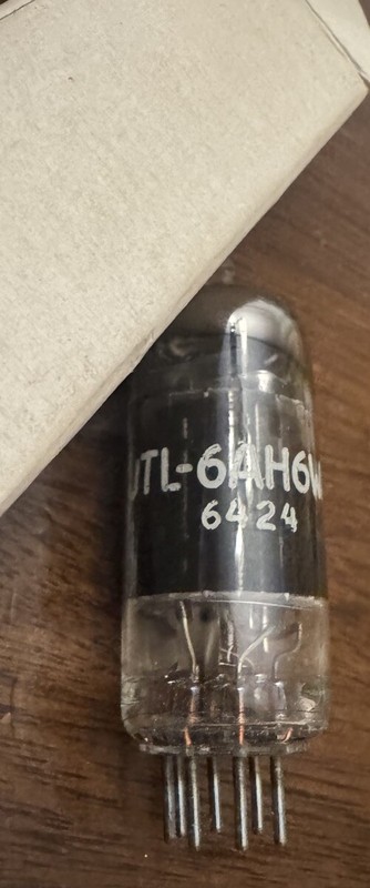 1 – NOS TUNGSOL JAN JTL 6AH6WA 6AH6 Audio Tube 6AH6 = 6Ж5П = CV2521 = 6F36