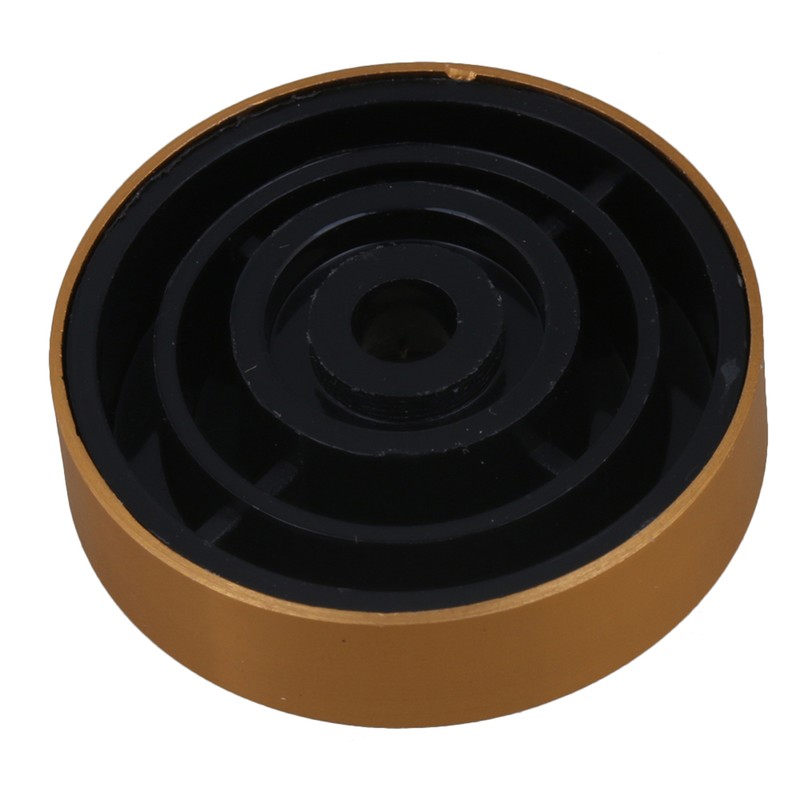 12PCS Gold Aluminum Plastic Isolation Feet Pad for Audio Speakers 3x1.1cm gallery
