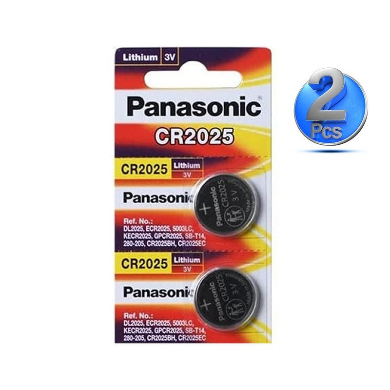 LOT 2-5-10NEW Panasonic 3V LITHIUM BATTERY CR2025 2025 BR2025 DL2025 Button Cell