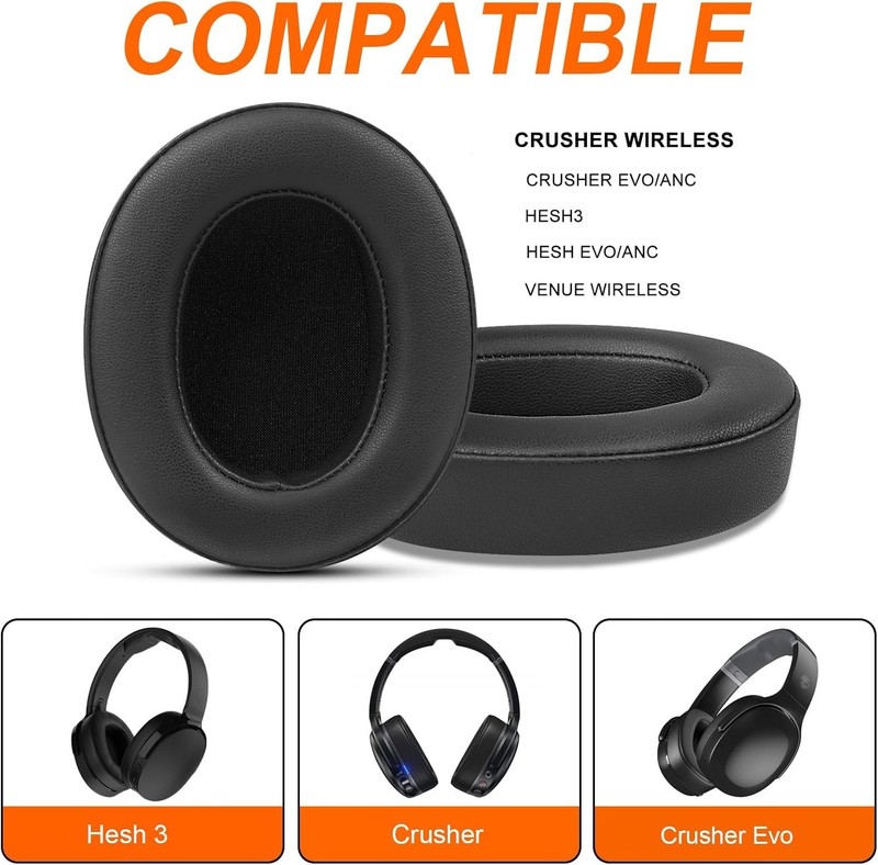 Gvoears Replacement Ear Pads for Skullcandy Crusher Wireless, Crusher ANC/EVO... gallery