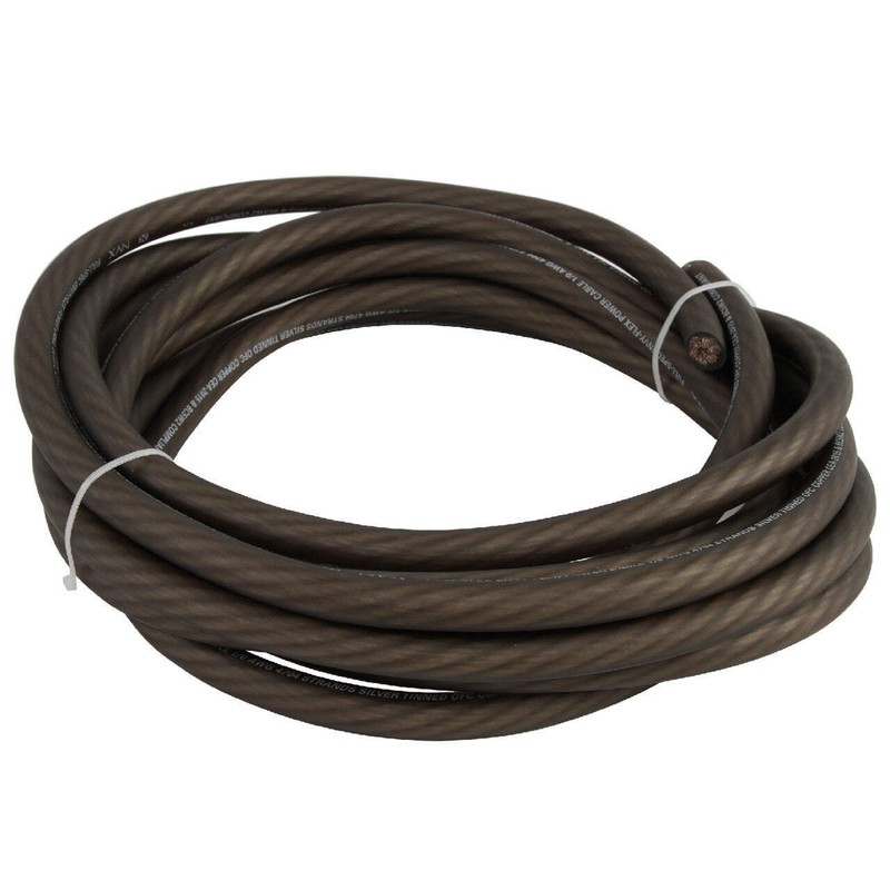 XW0BK5 5 ft. Black 1/0-Gauge True Spec 100% OFC EnvyFlex Power/Ground Wire