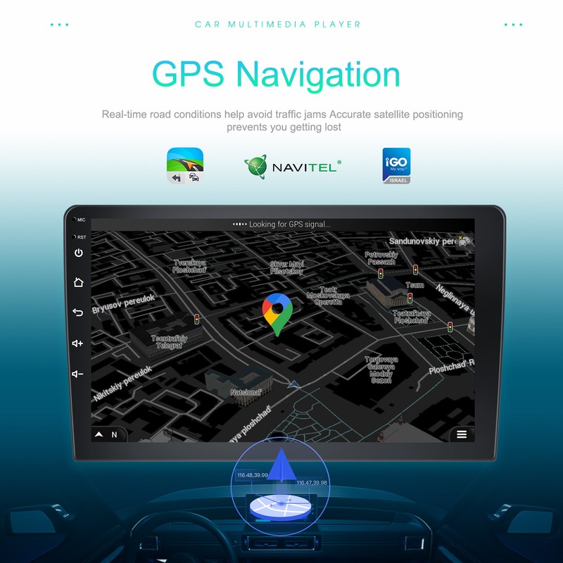 10" Android 15 Carplay GPS Navi WiFi Double 2Din Touch Screen Car Stereo Radio gallery
