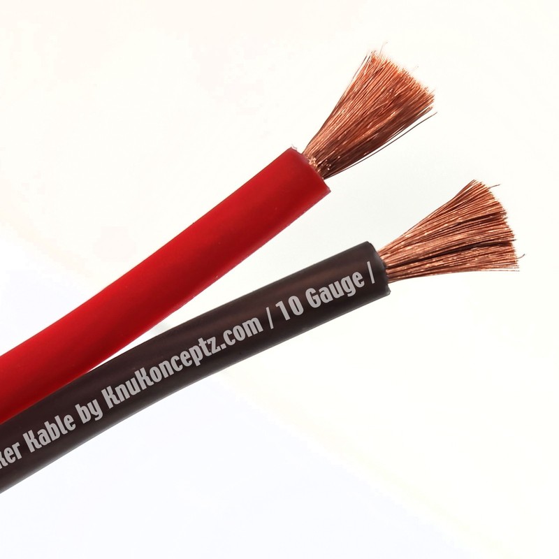 KnuKonceptz Kord 10 12 14 16 Gauge Copper Speaker Wire Cable Ultra Flex OFC lot gallery