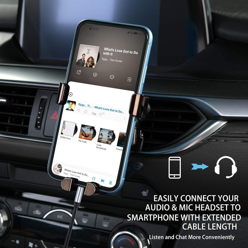 6FT 3.5mm AUX Audio Nylon Braided Cord Cable PC iPod Car Phone headphone more gallery
