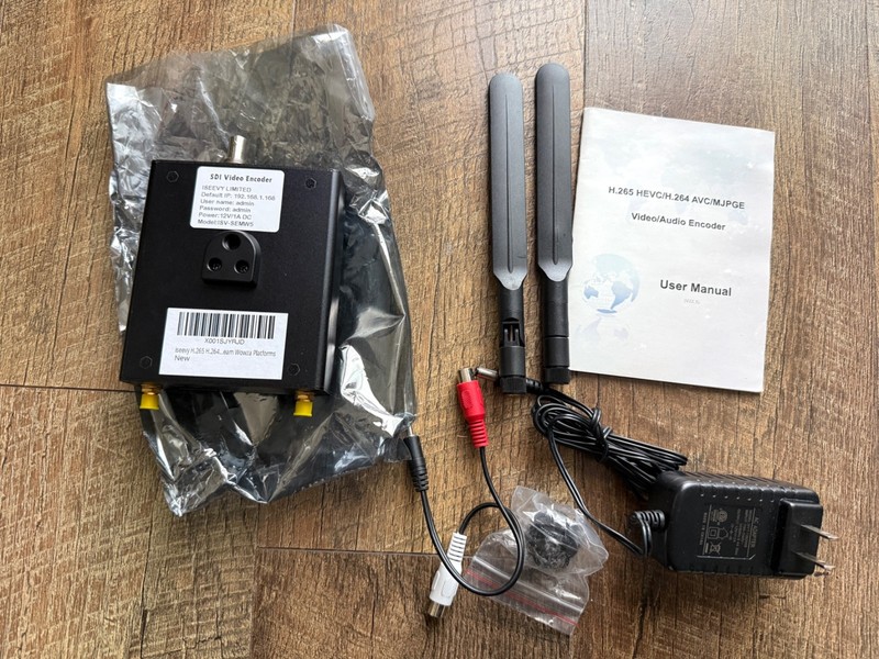 iseevy H.265 H.264 SDI Video Encoder Portable Wireless WiFi Encoder Support RTMP