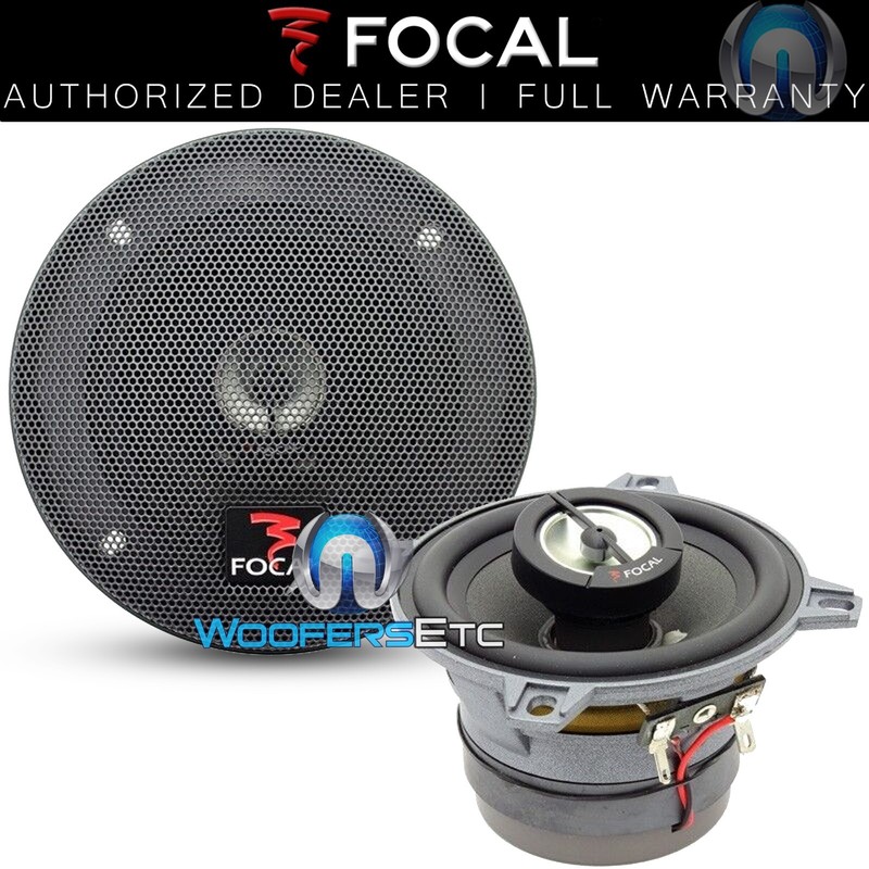 FOCAL 100CVX 4″ POLYGLASS 100W RMS 2-WAY ALUMINUM TWEETERS COAXIAL CAR SPEAKERS