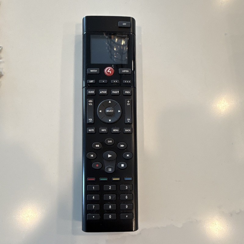 Control4 SR-250 Wireless Remote Control Black w/ Charging Dock & Adapter
