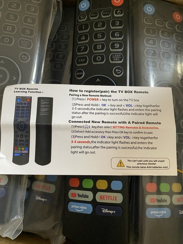 Universal Backlit Bluetooth Voice Remote. vSeeBox, MAGAbox, SuperBox, Supercaja gallery