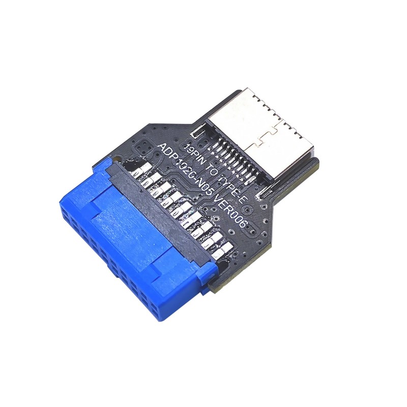 USB 3.0 Internal Header (19-Pin) to USB 3.2 Type-C (20-Pin) A Converter