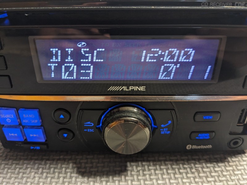 Alpine CDE-W235BT Double Din Bluetooth Car Stereo Receiver CD Player USB Aux gallery
