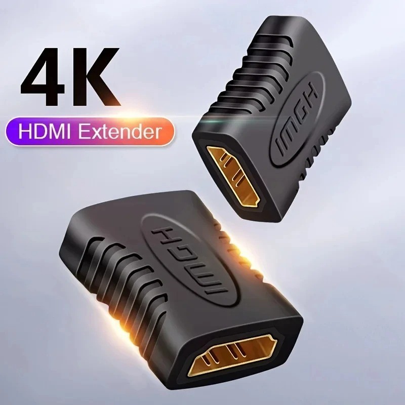 HDMI Female To Female Extender Adapter Coupler Connector F/F HDTV 1080P 4K US