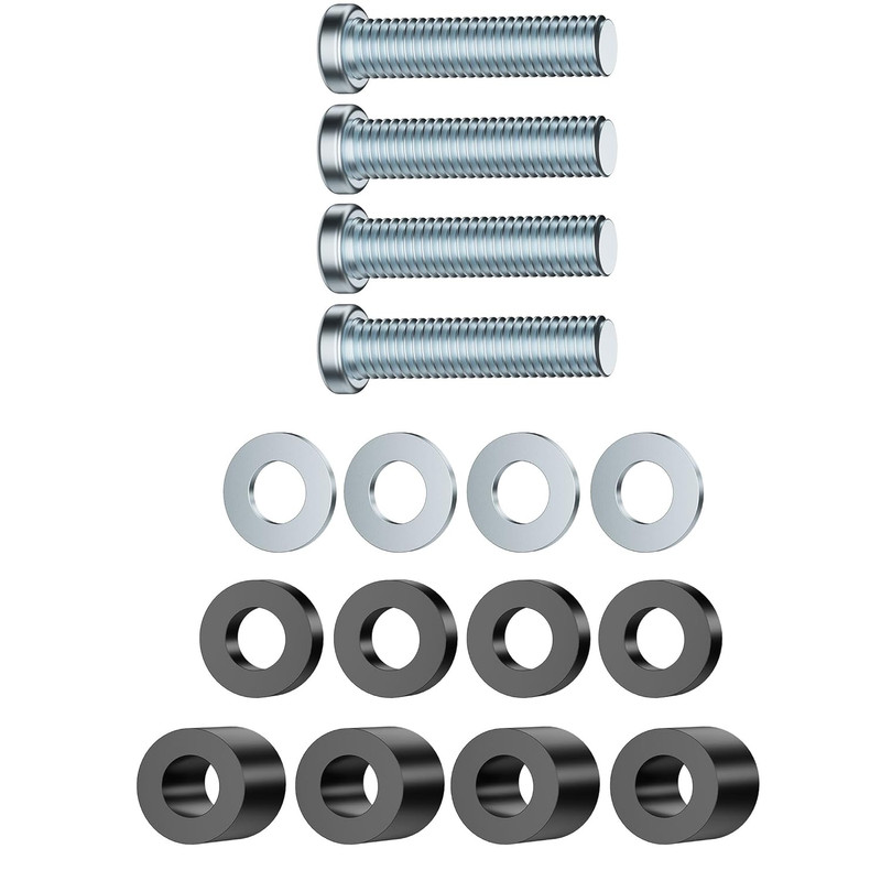 Mount-It! M8 TV Mounting Hardware Kit – Includes M8 X 35Mm Screws, 5Mm & 15Mm Sp