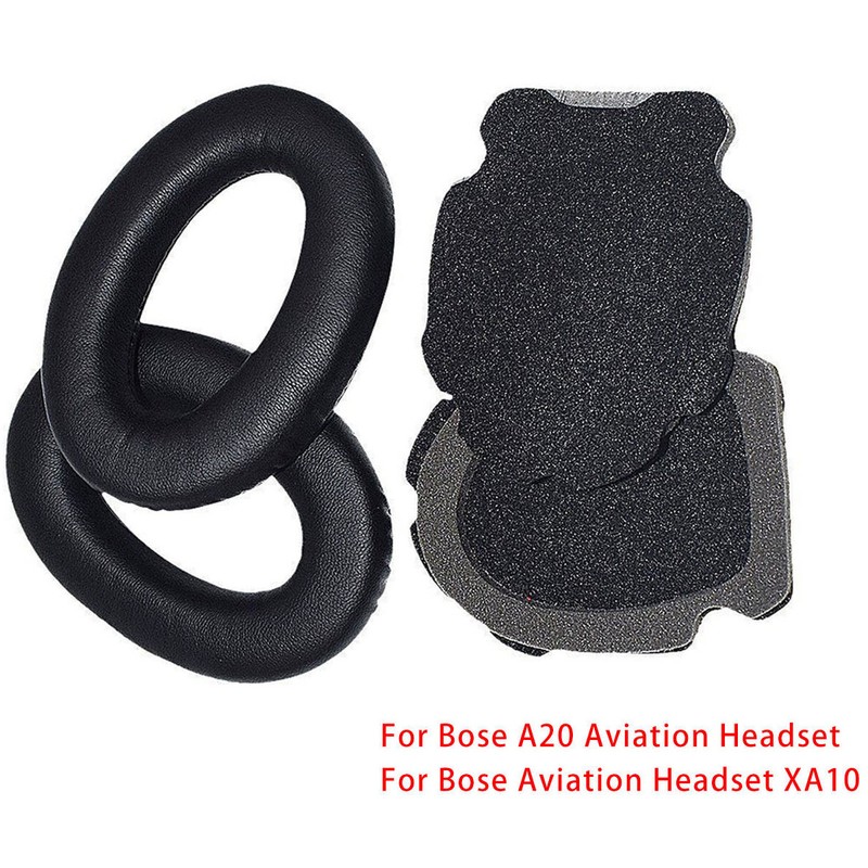 NEW Ear Pads Cushions for Bose A10 A20 Protein Leather Memory Foam