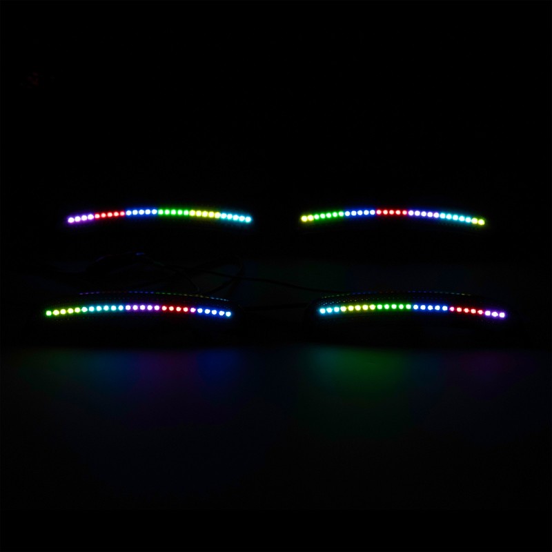 4x For 2015-2023 Chrysler 300 300C Dynamic RGB Front Rear LED Side Marker Lights gallery