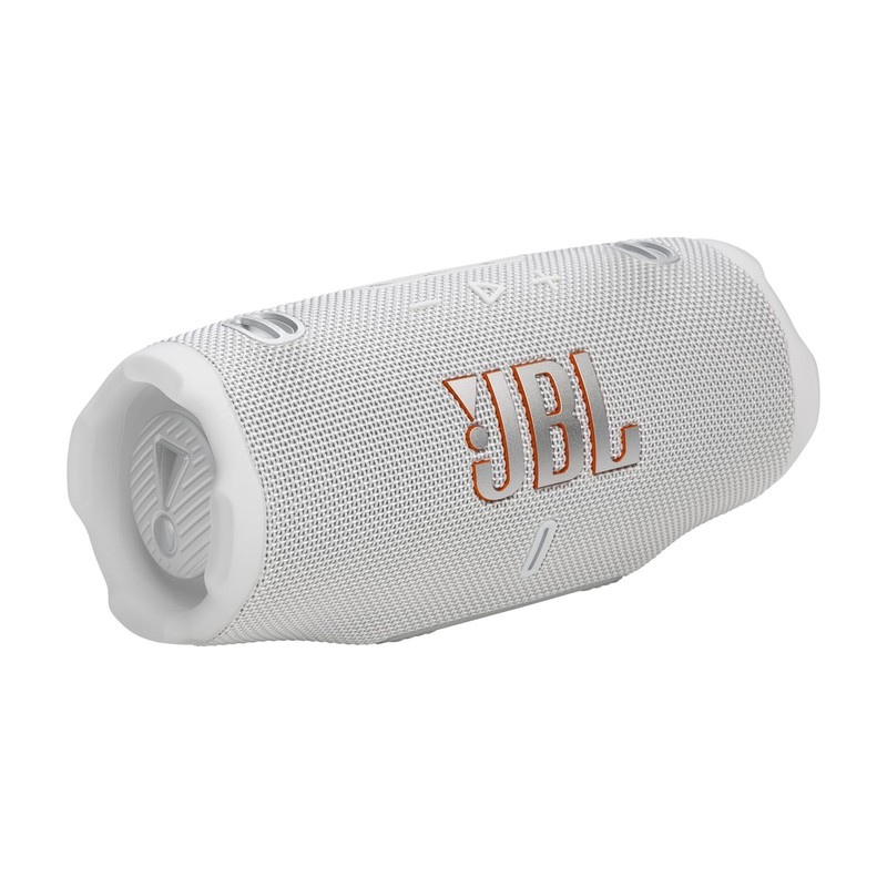 JBL Charge 6 – Portable Waterproof & Drop-Proof Bluetooth Speaker (White)