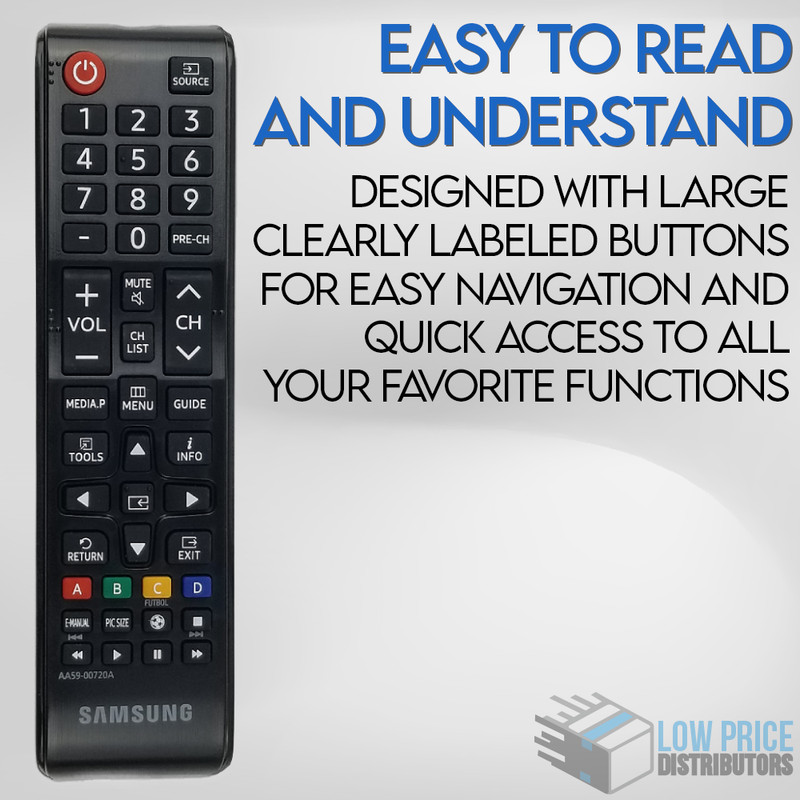 Original Samsung Remote for LED LCD Smart TVs – Classic Full-Button Layout NEW gallery