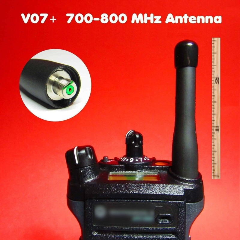 V07+ Stubby Antenna 700 800 Band for Motorola APX900 APX1000 APX3000 APX6000