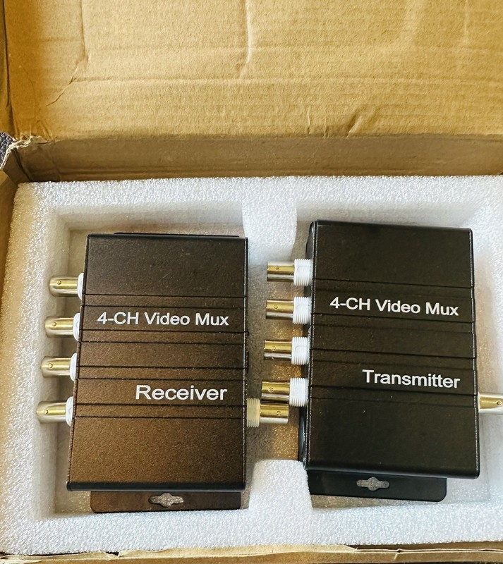 Video Multiplexer Analog Camera Receiver&Transmitter Easy Cabling Plug and Play
