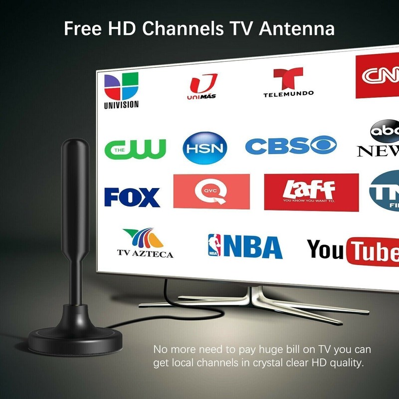 5600 Miles Digital TV Antenna Indoor HDTV Amplified Signal Booster 4K HD 1080P gallery