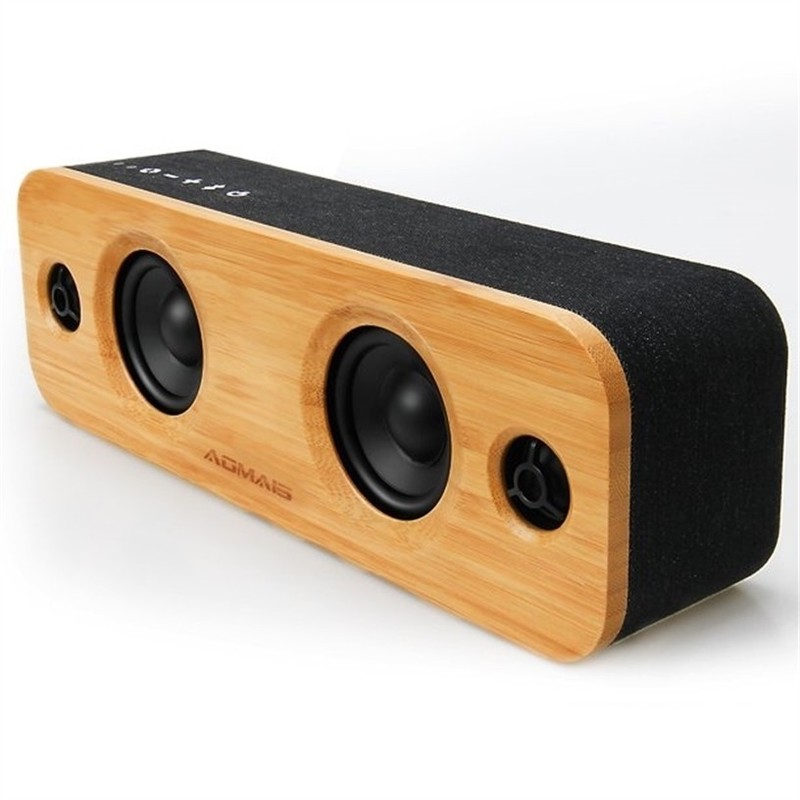 AOMAIS LIFE 30W Bluetooth Speakers, Loud Bamboo Wood Speaker