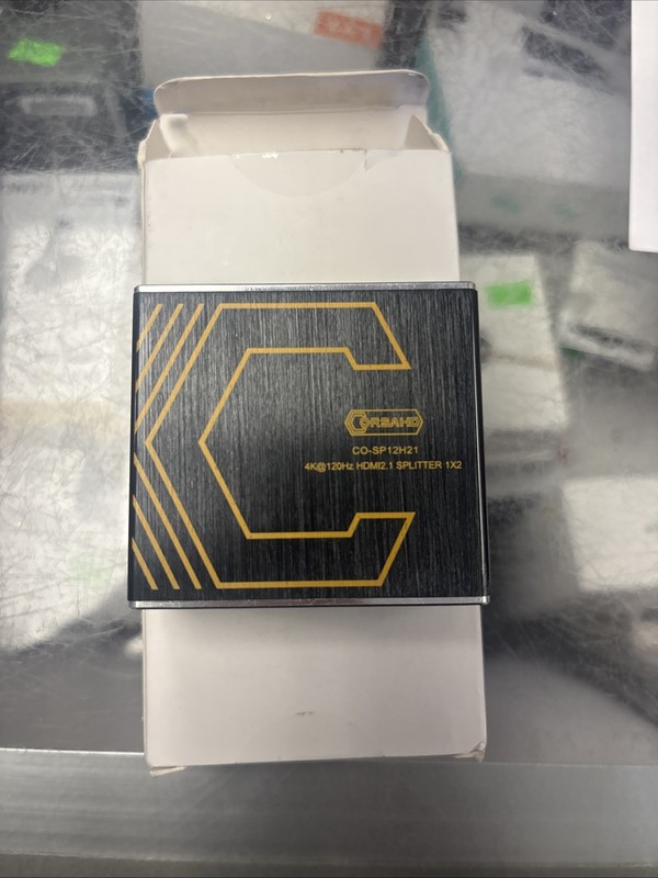 CORSAHD 8K@60Hz 4K@120Hz HDMI 2.1 Splitter 1 in 2 Out,for Soundbar,Capture Ca
