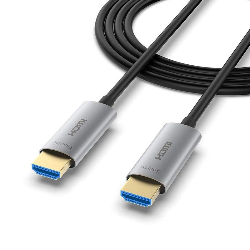 Fiber Optic HDMI Cable 80ft, Fiber HDMI Cable Supports 4K60Hz, 4:4:4/4:2:2/4:...