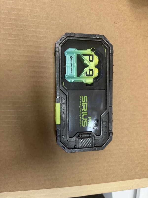GravaStar Sirius Pro Zinc Alloy Gaming Earbuds NEW Sealed Tamper Sticker Intact