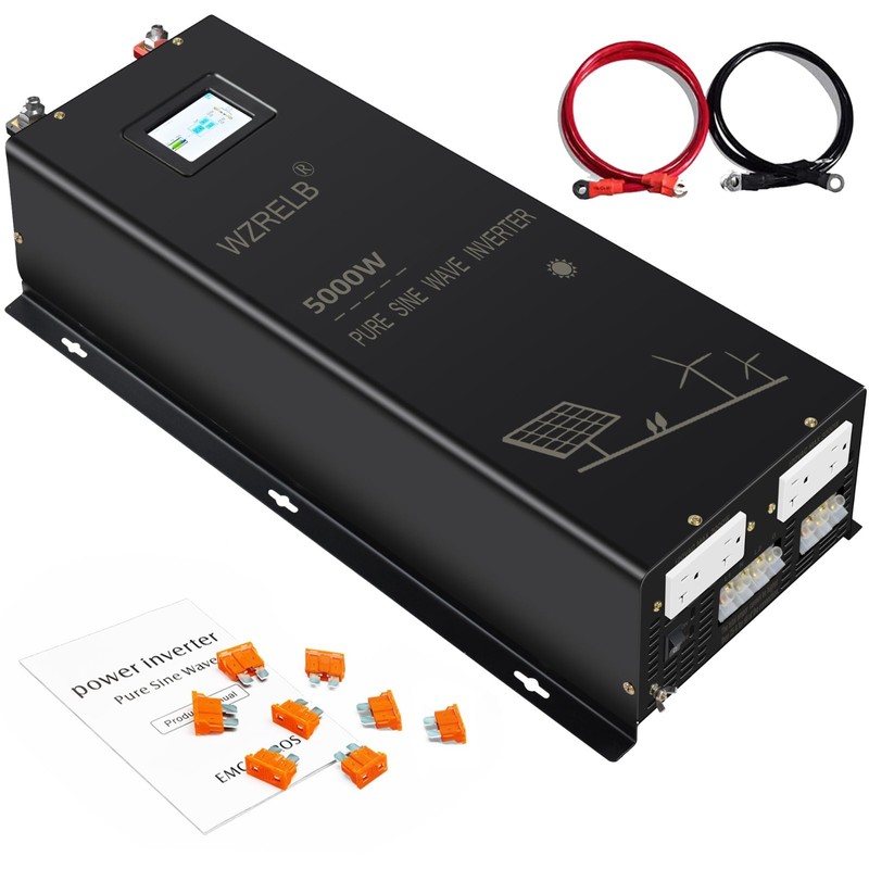 5000W-12000W Split Phase Pure Sine Wave Inverter 24V/48VDC to AC120V 240V NEW RV gallery