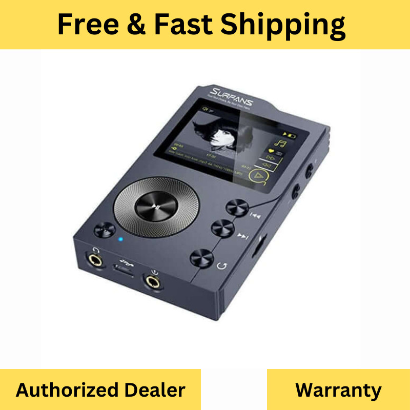 Surfans F20 HiFi MP3 Player with Bluetooth 5.2 Lossless DSD Audio up to 256GB