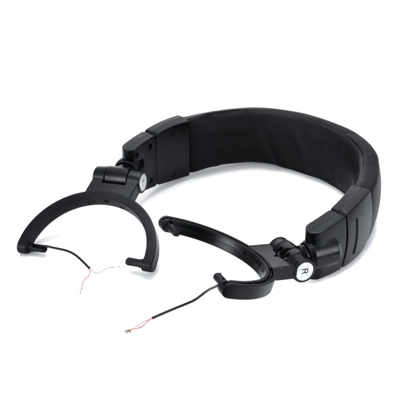 Metal&Plastic Headband Cushion Hook Black For Audio Technica Ath-M50 Headphone