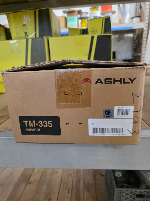 Ashly TM-335 Mixer Amplifier – NEW Open Box