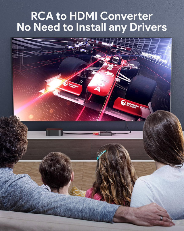 RCA to HDMI Converter Adapter AV 1080P For TV Audio Video Composite CVBS AV2HDMI gallery