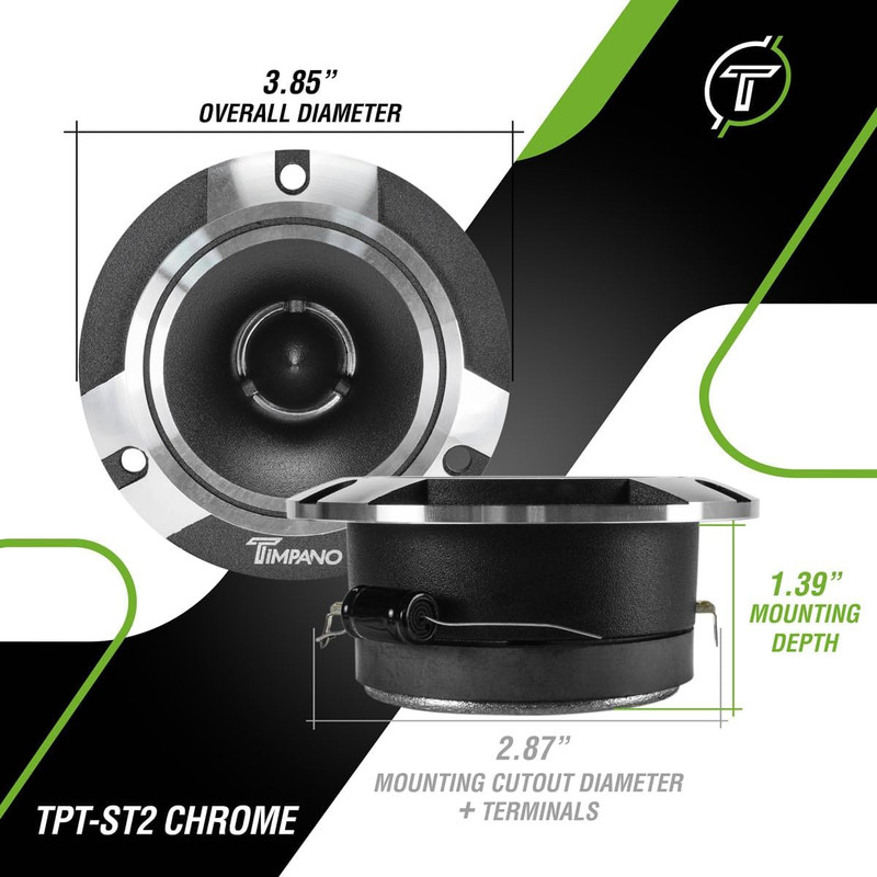 1600 Watts Bundle 2X 6.5 Midrange Speakers TPT-MR6-4 Bullet 500 Watts, 4 Ohm + 2 gallery