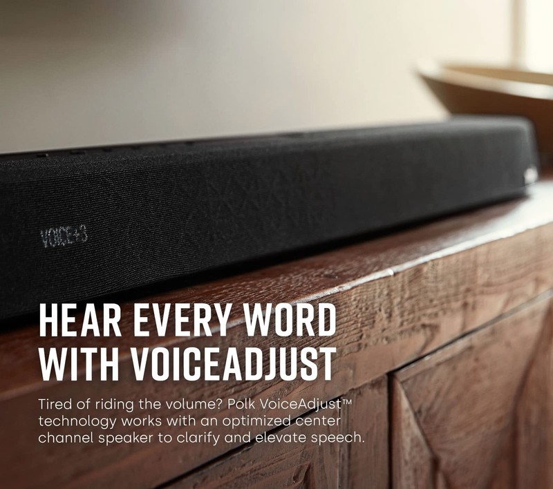 Sound Bar 5.1.2 Channel Dolby Atmos 10 Wireless Subwoofer Black Polk Audio DTSX gallery