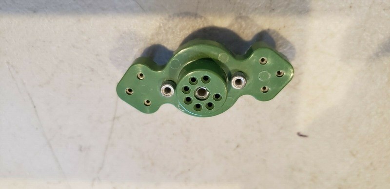 NOS WESTERN ELECTRIC GA 10500 7 Pin Vacuum Tube Socket with Two 3 pin sockets