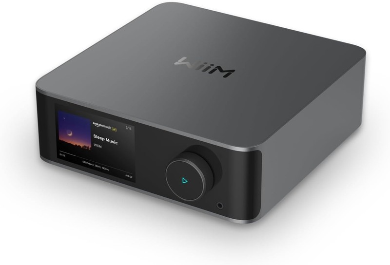 WiiM Ultra Music Streamer & Digital Preamp | 3.5″ Touchscreen | Space Gray