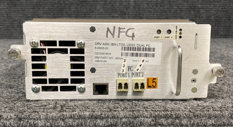 IBM DRV-ASM-IBM-LTO5-UDS3-DUAL-FC Dual-Port 3rd Gen LTO-5 Tape Drive (Unit Only) gallery