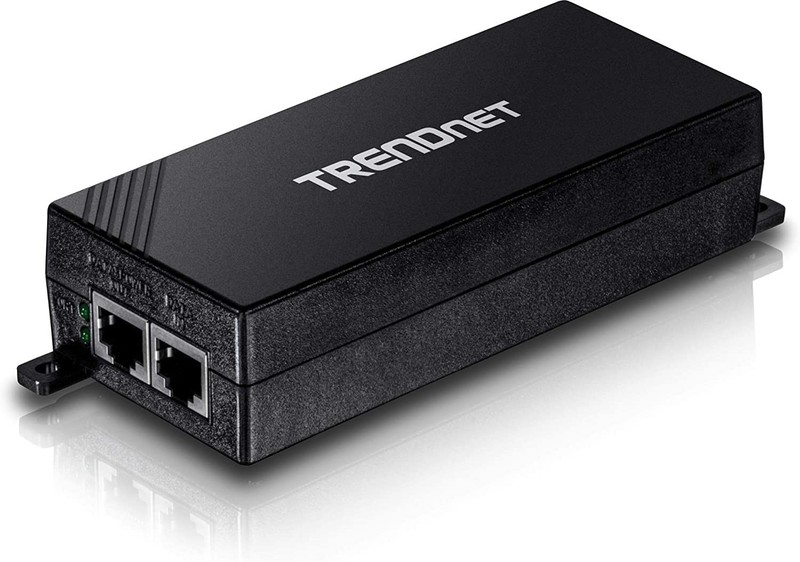 TRENDnet Gigabit Power Over Ethernet Plus PoE+ (Pack of 1), Black