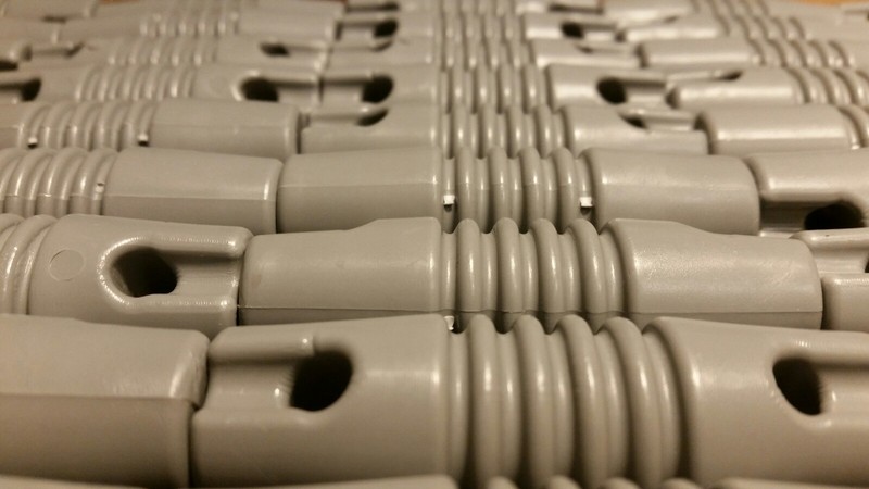 10 GRAY QUALITY NYLON DOG BONE ANTENNA END INSULATORS FAST FREE SHIPPING