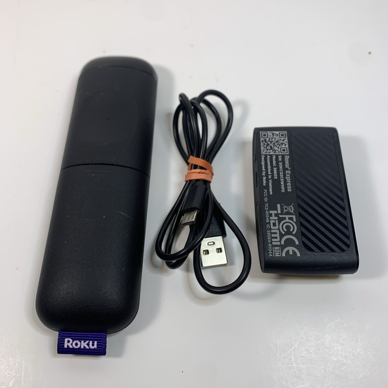 Roku Express 3960X Streaming Media Player with Remote & Cable Tested & Working